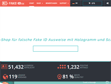Tablet Screenshot of fake-id.de